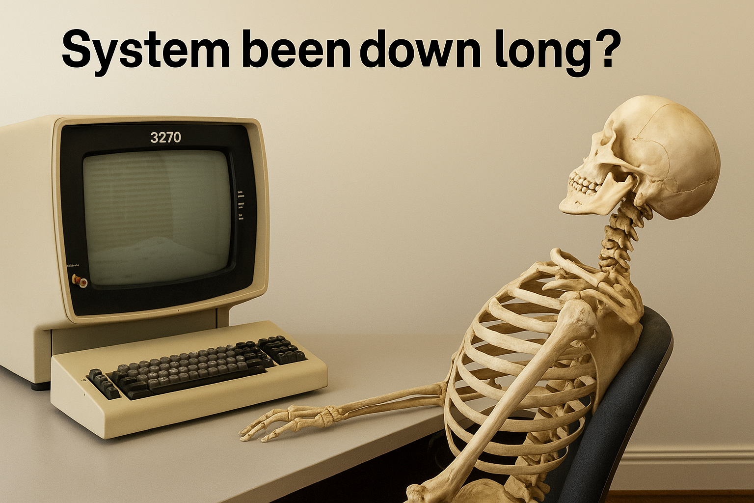 System been down long?